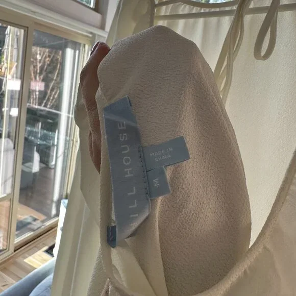 Hill House Simone Dress Coconut Milk Crepe Medium - Picture 3 of 3